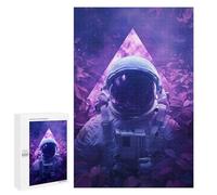 Puzzles for Adults 1000 PCS Space Explorer Astronaut in Purple Nebula Jigsaw Puzzles for Adults But Fun And Humorous for Birthday, Chrismas Christmas Birthday Gifts 1000 PCS