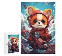 Puzzles for Adults 1000 PCS Space Panda Adventure -1 Puzzle For Teenagers Improve Memory Challenging To Complete Challenging Family Fun Game 1000 PCS