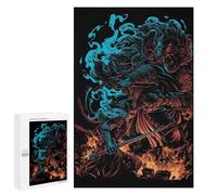 Puzzles for Adults 1000 PCS Warriors Rage Puzzles for Adults Hands-on Game But Fun And Humorous Christmas Birthday Gifts 1000 PCS