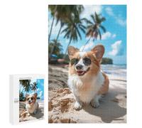 Puzzles for Adults 1000 PCS Welsh Corgi Sunglasses Jigsaw for Adults Relaxing Games Analysis And Logic Unique Birthday And Xmas Gifts 1000 PCS