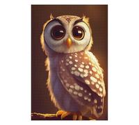 Puzzles for Adults 1000 PCS Whispering Woods The Enchanted Owl Jigsaws for Adults Hands-on Game Precision Cutting Fun at Home Activities, 1000 PCS