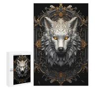 Puzzles for Adults 1000 PCS Wolf Beauty Jigsaw for Teenagerss Pattern Assembly Parent-child Interaction Beautiful Design Game 1000 PCS