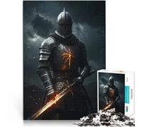 Puzzles for Adults 1000 Piece A Mighty Medieval Knight Herausfordernd Schwierig Geburtstagsgeschenk, Geschenke, Wandkunst75x50cm
