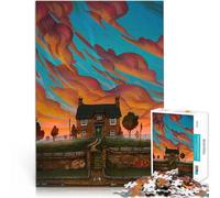 Puzzles for Adults 1000 Piece Abandoned Inside Made of cardboard for 14+ Difficult and challenging Unique Home Decorations and Gifts。size：38x52cm/14.96x20.47inch