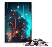 Puzzles for Adults 1000 Piece Abstract Alien Cityspace Puzzles Game Toys Funny 75x50cm