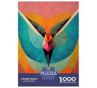 Puzzles for Adults 1000 Piece Abstract Hummingbird Jigsaw for Adults Relax Games Difficult Hard Unique Birthday And Xmas Gifts 38x26cm/1000pcs