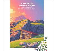 Puzzles for Adults 1000 Piece Affiche Refuge Belle Sébastien | Precision cutting Parent-child interaction deal as gifts for the whole family 38x26cm