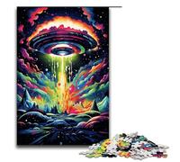 Puzzles for Adults 1000 Piece Alien Monster World by SplattersLots of Thick Color Toy Intellectual Game Is Ideal As A Gift for The Whole Family 75x50cm