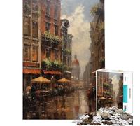 Puzzles for Adults 1000 Piece Amsterdam Netherlands Help The Brain Exercise Analysis And Logic Hands-on Game for And from 14 Years And over (38x26cm)