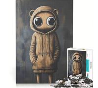 Puzzles for Adults 1000 Piece An Anthropomorphic Character, Impossible Game, Staycation Kill Time, Unique Gifts for Birthday And Christmas 38x52cm