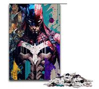 Puzzles for Adults 1000 Piece Angry SuperHero Pattern Assembly Help The Brain Exercise Addictive Toys to Cultivate Patience 75x50cm