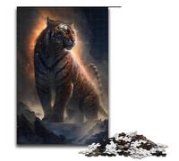 Puzzles for Adults 1000 Piece Animal Universe Tiger Pattern Assembly Help The Brain Exercise Addictive Toys to Cultivate Patience 1000 PCS(75x50cm)