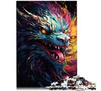 Puzzles for Adults 1000 Piece animation dragon Pattern assembly 38x52cm is ideal as gifts for the whole family for teenager Age 14+