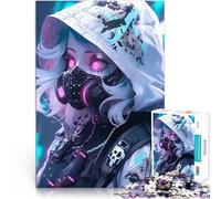 Puzzles for Adults 1000 Piece Anime Zombie Girl Lernspielzeug für die ganze Familie Wunschliste mit dem Weihnachtsmann75x50cm