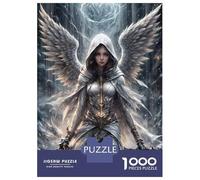 Puzzles for Adults 1000 Piece Archangel Princess Jigsaws for Adults Brain Teaser Game Analysis And Logic Fun at Home Activities, 38x26cm/1000pcs