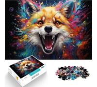 Puzzles for Adults 1000 Piece arctic fox Difficult Hard Jigsaw 26x38cm Wall Decoration Unique Birthday and Xmas Gifts for teenager Age 14 Up