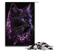 Puzzles for Adults 1000 Piece Artistic Feline Funk Family Fun Puzzle Great Gift for Teenager Age 14 Years Up 75x50cm