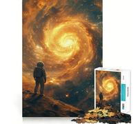 Puzzles for Adults 1000 Piece Astronaunt Another Planet Precise Cut Art Brain Skill Play Relax Play Time Christmas Art Gift (50x75cm)