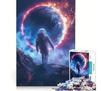 Puzzles for Adults 1000 Piece Astronaut in Space, DIY Toys, Challenging To Complete, Artists Collection, Fine Art 38x26cm