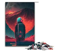 Puzzles for Adults 1000 Piece Astronaut Watches The Burn Pattern Assembly Help The Brain Exercise Addictive Toys to Cultivate Patience 75x50cm