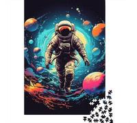 Puzzles for Adults 1000 Piece Astronauts Creative Paper Puzzles Hands-on Game Jigsaw-Family Decoration 1000pcs (38x26cm)