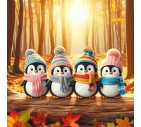 Puzzles for Adults 1000 Piece,Autumn Woods Penguins jigsaw puzzles for adults 1000 pieces Puzzle Classic Educational Game puzzle for Family Game and Birthday Gifts