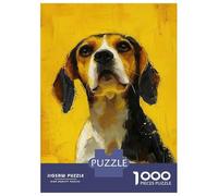 Puzzles for Adults 1000 Piece Beagles Glow Teenager Puzzles Brain Teaser Game Home Decoration Fun at Home Activities, 70x50cm/1000pcs