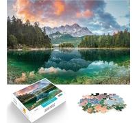 Puzzles for Adults 1000 Piece Beautiful lake and mountains Spiele Spielzeug Geschenk Die Liebe zwischen Paaren stärken75x50cm