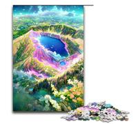 Puzzles for Adults 1000 Piece Beautiful Sight of A Lake Family Fun Puzzle Great Gift for Teenager Age 14 Years Up 75x50cm