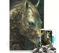 Puzzles for Adults 1000 Piece Bio Mechanical Horse, Toy Wall Decor, Challenging To Complete, Unique Birthday And Gifts 38x26cm