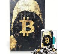 Puzzles for Adults 1000 Piece Bitcoin Trader, Toy Wall Decor, Challenging To Complete, Unique Birthday And Gifts 50x75cm