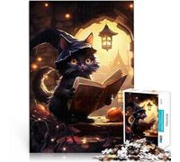 Puzzles for Adults 1000 Piece Black Cat Witcher lustige Spiele für die ganze Familie Tolles Geschenk für Spiele38x26cm
