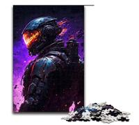 Puzzles for Adults 1000 Piece Black Troops In Space Pattern Assembly Help The Brain Exercise Addictive Toys to Cultivate Patience 75x50cm