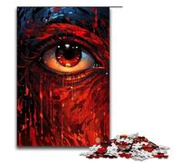 Puzzles for Adults 1000 Piece Bloody Eyes of Vengeance Jigsaw Puzzle Home Educational Games DIY Toys Great Gift for Games 1000 PCS(75x50cm)