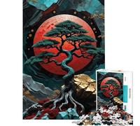 Puzzles for Adults 1000 Piece Bonsai Tree Kintsugi Art Help The Brain Exercise Analysis And Logic Hands-on Game for And from 14 Years And over (50x75cm)