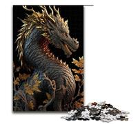 Puzzles for Adults 1000 Piece Brave Dragon Jigsaw Puzzle Home Educational Games DIY Toys Great Gift for Games 75x50cm