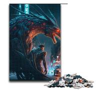 Puzzles for Adults 1000 Piece Brave Dragon Pattern Assembly Help The Brain Exercise Addictive Toys to Cultivate Patience 75x50cm