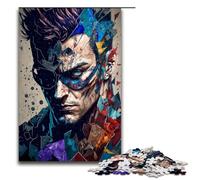 Puzzles for Adults 1000 Piece Broken Hero Pattern Assembly Help The Brain Exercise Addictive Toys to Cultivate Patience 75x50cm