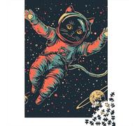 Puzzles for Adults 1000 Piece Cat Creative Wooden Puzzles-Puzzle Hands-on Game Jigsaw-Family Decoration 1000pcs (75x50cm)