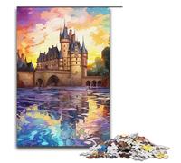 Puzzles for Adults 1000 Piece Chateaux_of_the_Loire Jigsaw Birthday Present Gifts for And Teenager Age 14 Years Up 1000 PCS(38x26cm)