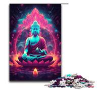 Puzzles for Adults 1000 Piece Colorful Buddha Statue Jigsaw Birthday Present Gifts for And Teenager Age 14 Years Up 1000 PCS(75x50cm)