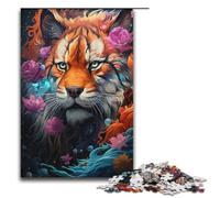 Puzzles for Adults 1000 Piece Colorful Fantasy Animals Pattern Assembly Help The Brain Exercise Addictive Toys to Cultivate Patience 1000 PCS(38x26cm)
