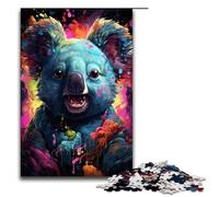 Puzzles for Adults 1000 Piece Colorful Fantasy Koala Pattern Assembly Help The Brain Exercise Addictive Toys to Cultivate Patience 1000 PCS(75x50cm)