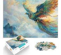 Puzzles for Adults 1000 Piece Colorful Phoenix in Flight Educational Games Home Decoration Educational Game for Birthday, Chrismas 50x70cm