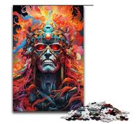 Puzzles for Adults 1000 Piece Colorful Psychedelia for Warriors Toy Intellectual Game Is Ideal As A Gift for The Whole Family 75x50cm
