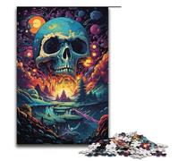 Puzzles for Adults 1000 Piece Colorful Psychedelic Hell Demon Jigsaw Birthday Present Gifts for And Teenager Age 14 Years Up 1000 PCS(38x26cm)