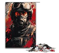 Puzzles for Adults 1000 Piece Colour Special Forces Pattern Assembly Help The Brain Exercise Addictive Toys to Cultivate Patience 1000 PCS(38x26cm)
