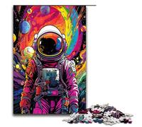 Puzzles for Adults 1000 Piece Colourful Astronauts Family Fun Puzzle Great Gift for Teenager Age 14 Years Up 1000 PCS