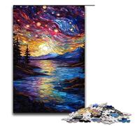Puzzles for Adults 1000 Piece Colourful Summer Evening Sunset Jigsaw Birthday Present Gifts for And Teenager Age 14 Years Up 1000 PCS