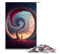Puzzles for Adults 1000 Piece Cosmic Gateway Pattern Assembly Help The Brain Exercise Addictive Toys to Cultivate Patience 75x50cm